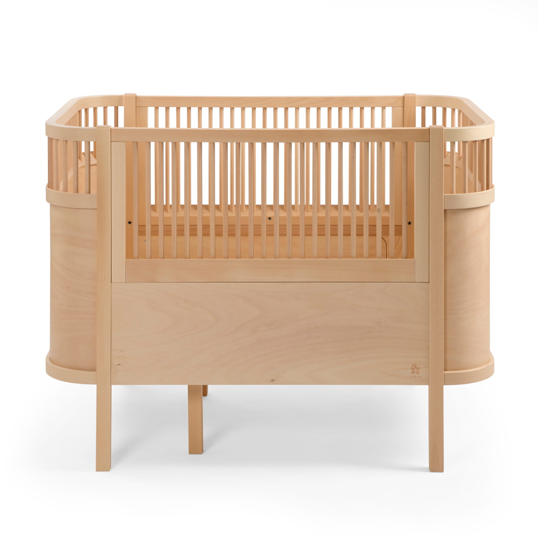 Łóżeczko rosnące dziecięce Baby & Jr. drewno Sebra