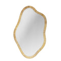 Lustro Ashlie rattanowe asymetryczne 80x50 cm Bloomingville