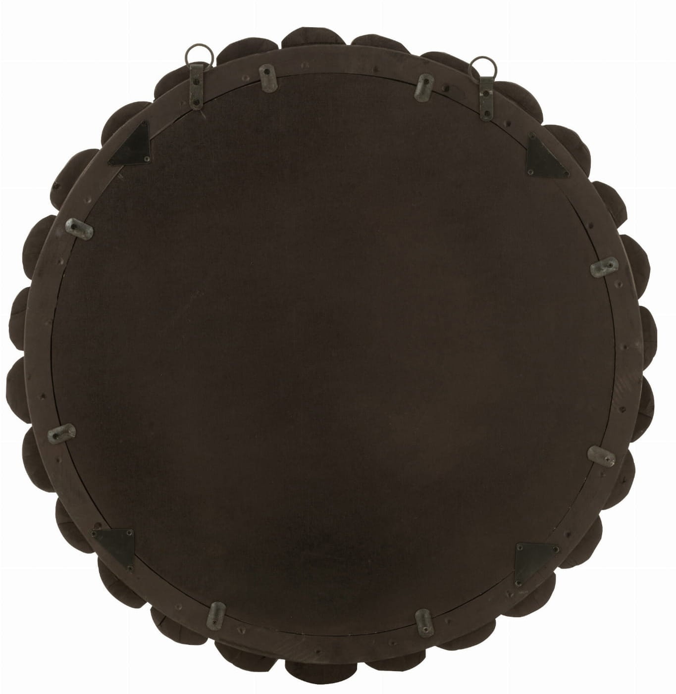 Lustro okrągłe Dots drewno kule 80 cm J - LINE