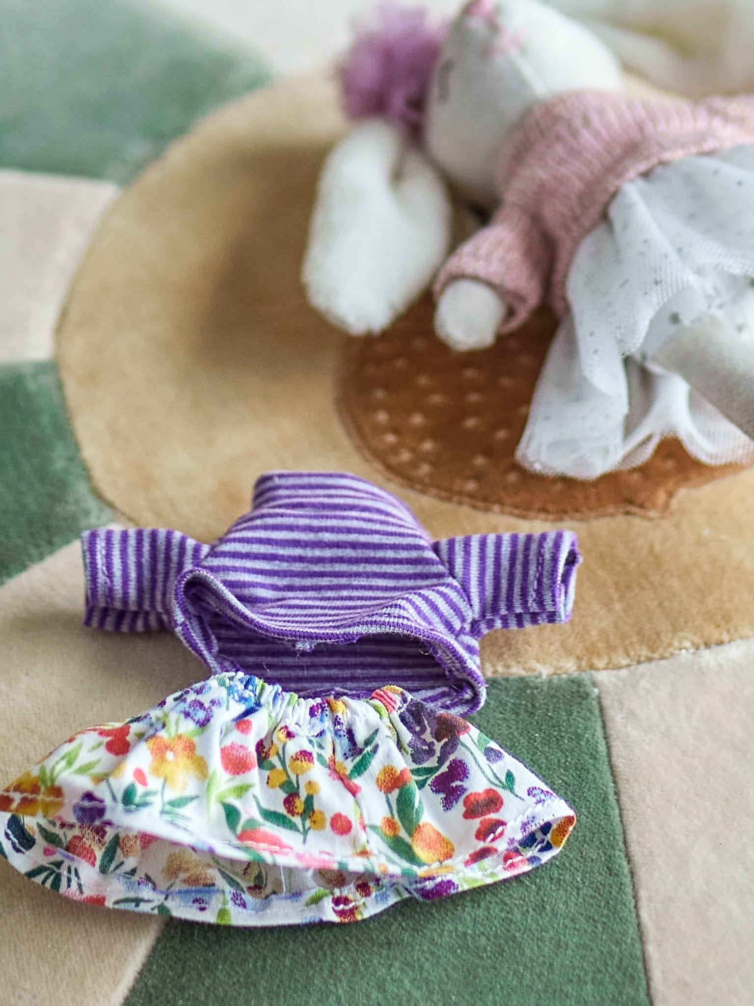 Maskotka lalka Milly z ubrankami królik Bloomingville pomysł na prezent Bloomingville
