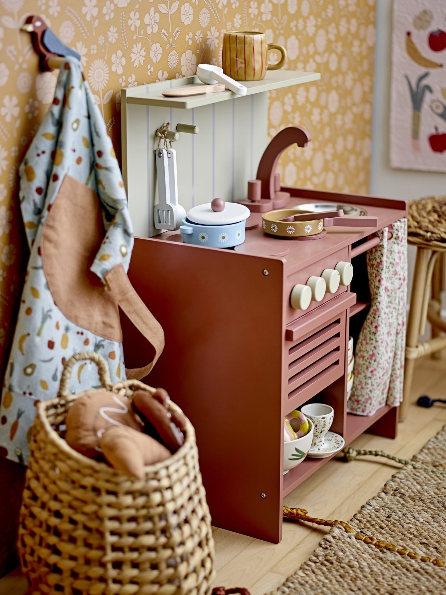 Mini kuchenka Pippi brązowa Bloomingville Mini