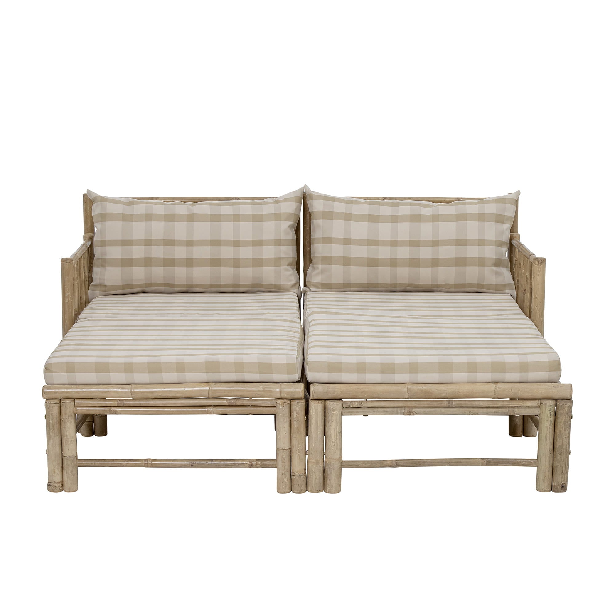 Moduł pufy Corfu naturalny bambus Bloomingville