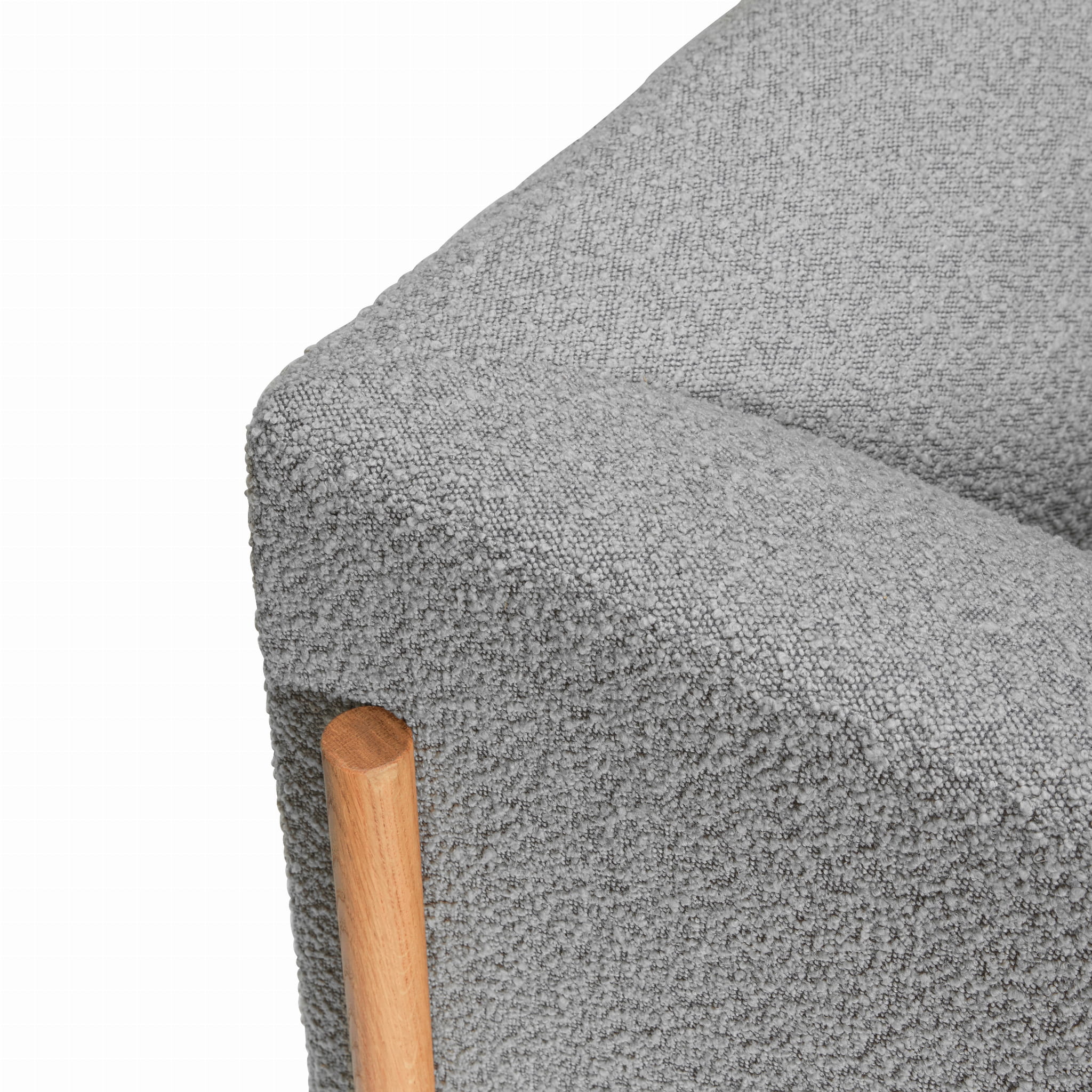 Moment Sofa 2 - osobowa Mała Szara 182x89xh80cm Hübsch
