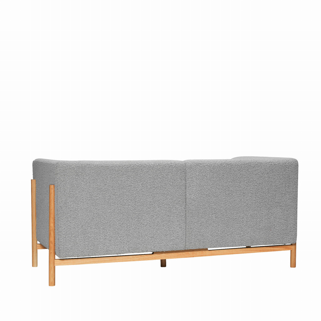 Moment Sofa 2 - osobowa Mała Szara 182x89xh80cm Hübsch
