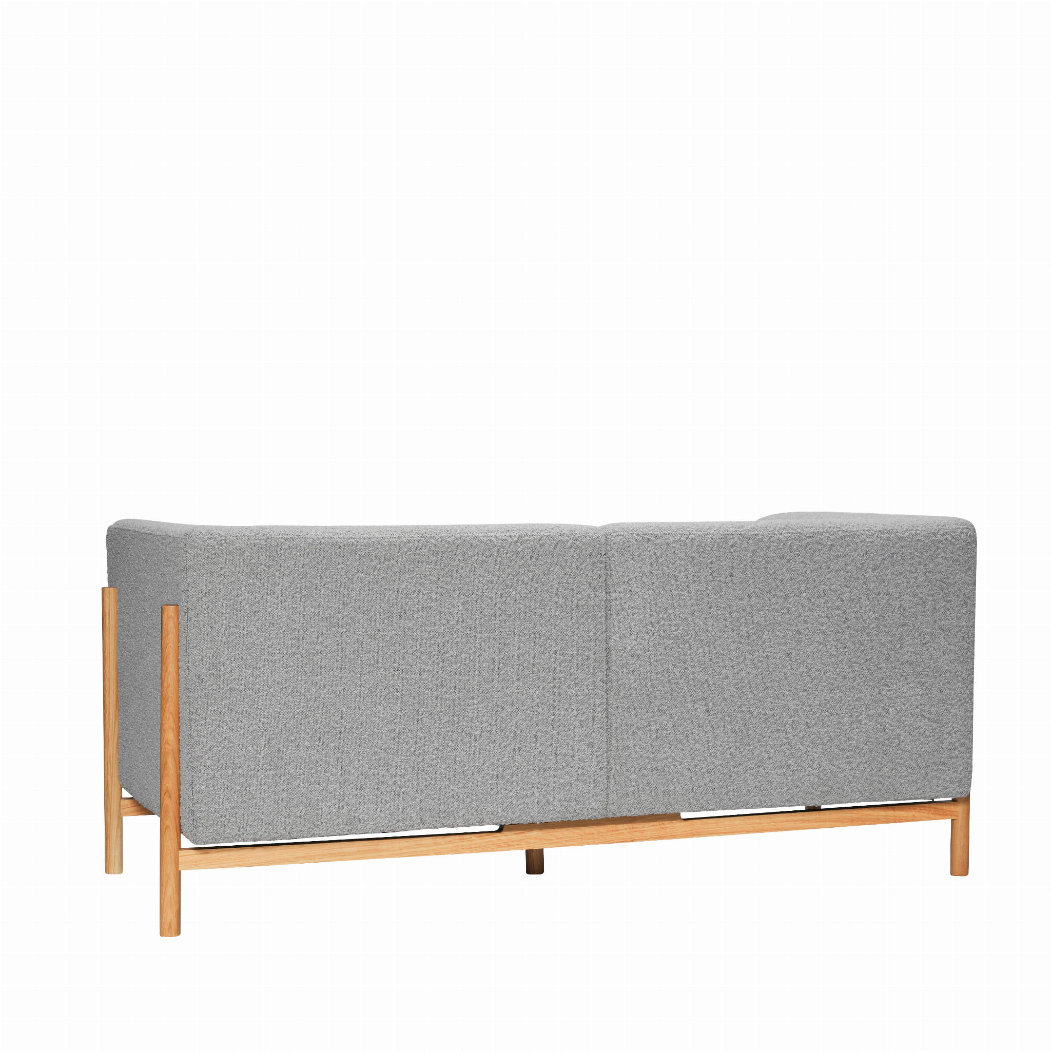 Moment Sofa 2 - osobowa Mała Szara 182x89xh80cm Hübsch