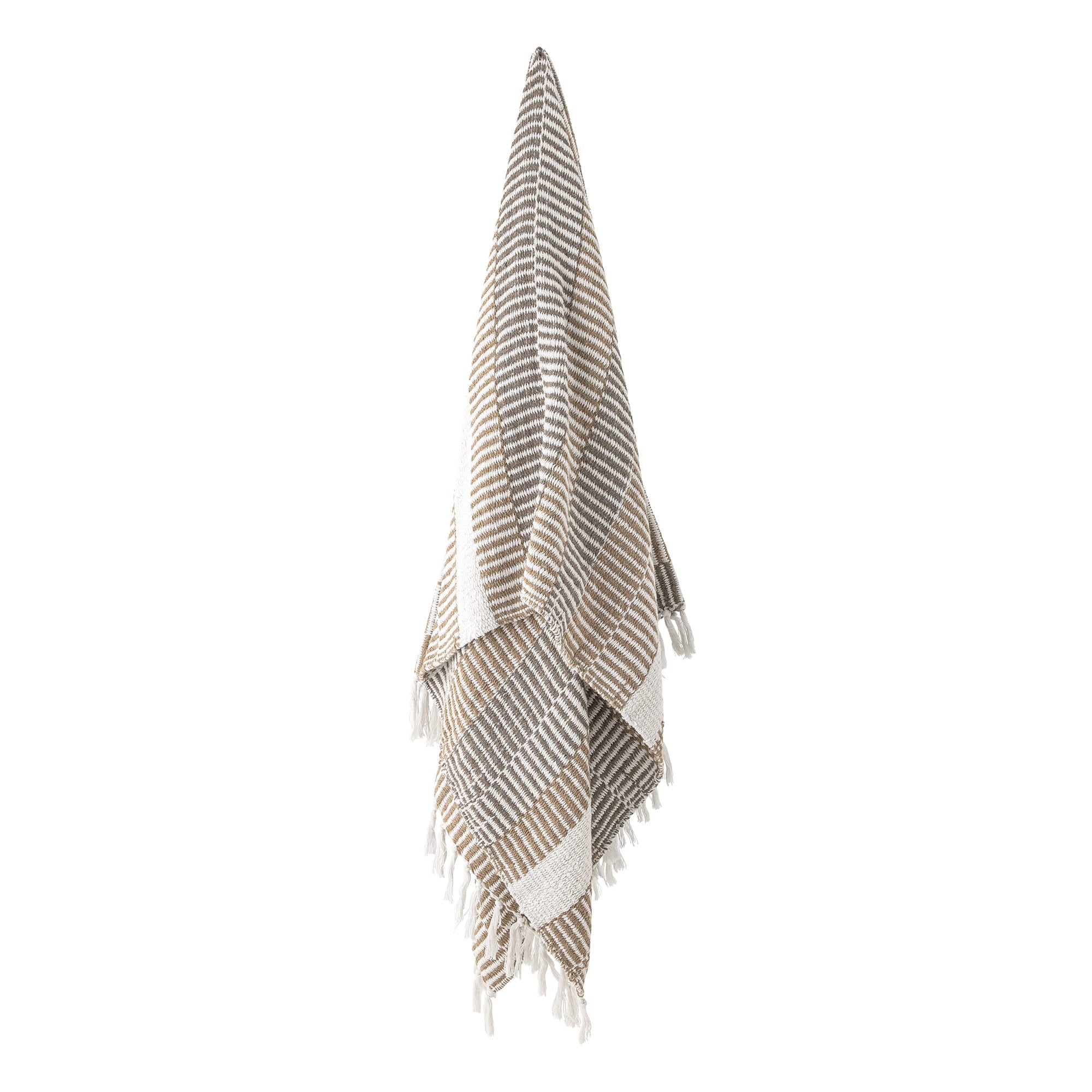 Narzuta ISNEL Bloomingville bawełna 130 cm x 160 cm beżowy Bloomingville