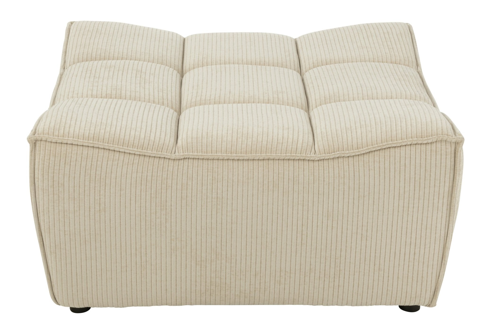 Otomana puf MONNO sofa modułowa beżowy sztruks 84x92x44 cm J - LINE
