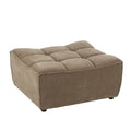 Otomana puf MONNO sofa modułowa taupe sztruks 84x92x44 cm J - LINE