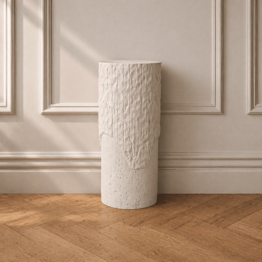 Piedestał ROCKY biały postument Śr. 30x75 cm J - LINE
