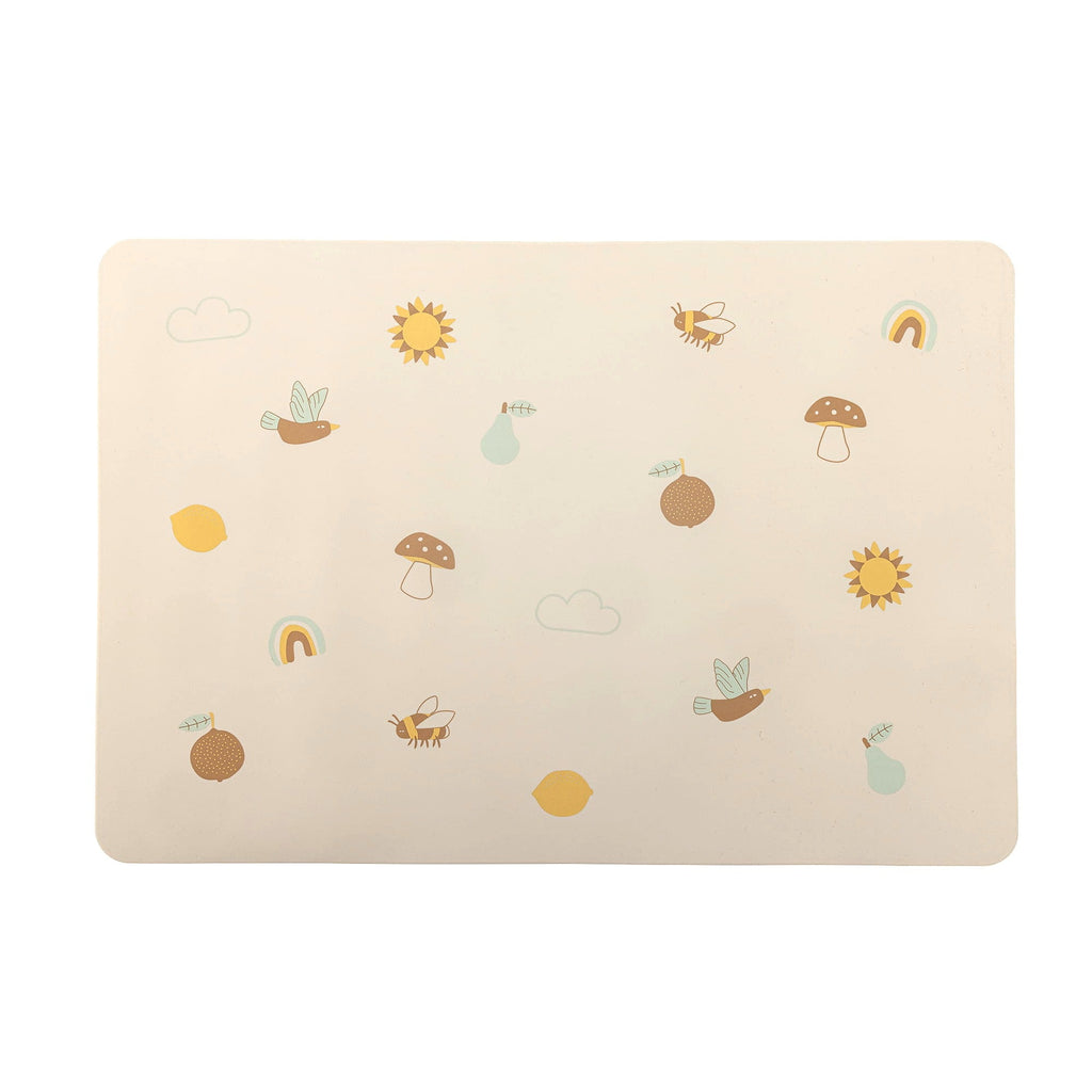Podkładka mata pod talerz dziecięca Agnes naturalny Silikon Bloomingville Mini