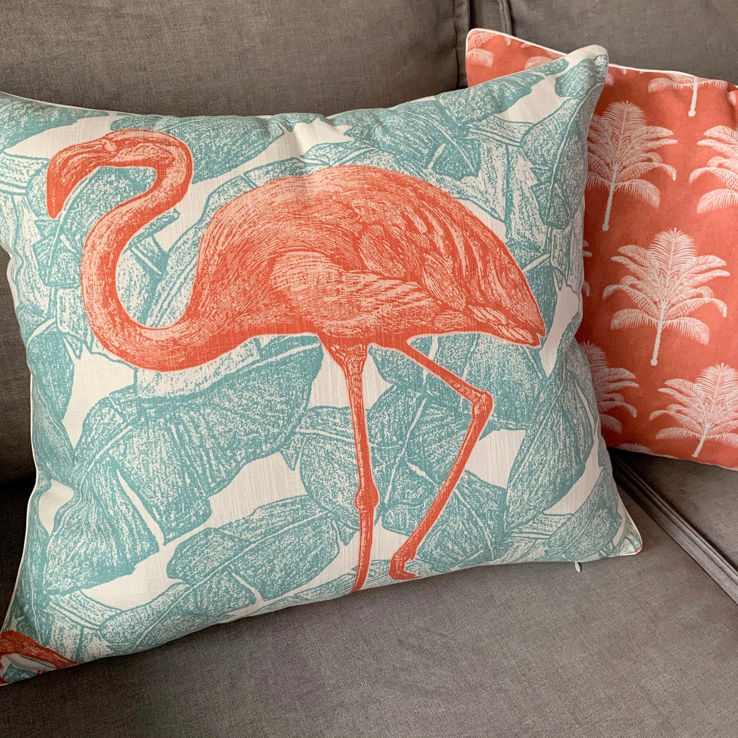 Poduszka Aruba z flamingiem 50x57cm THE HOMECEPT