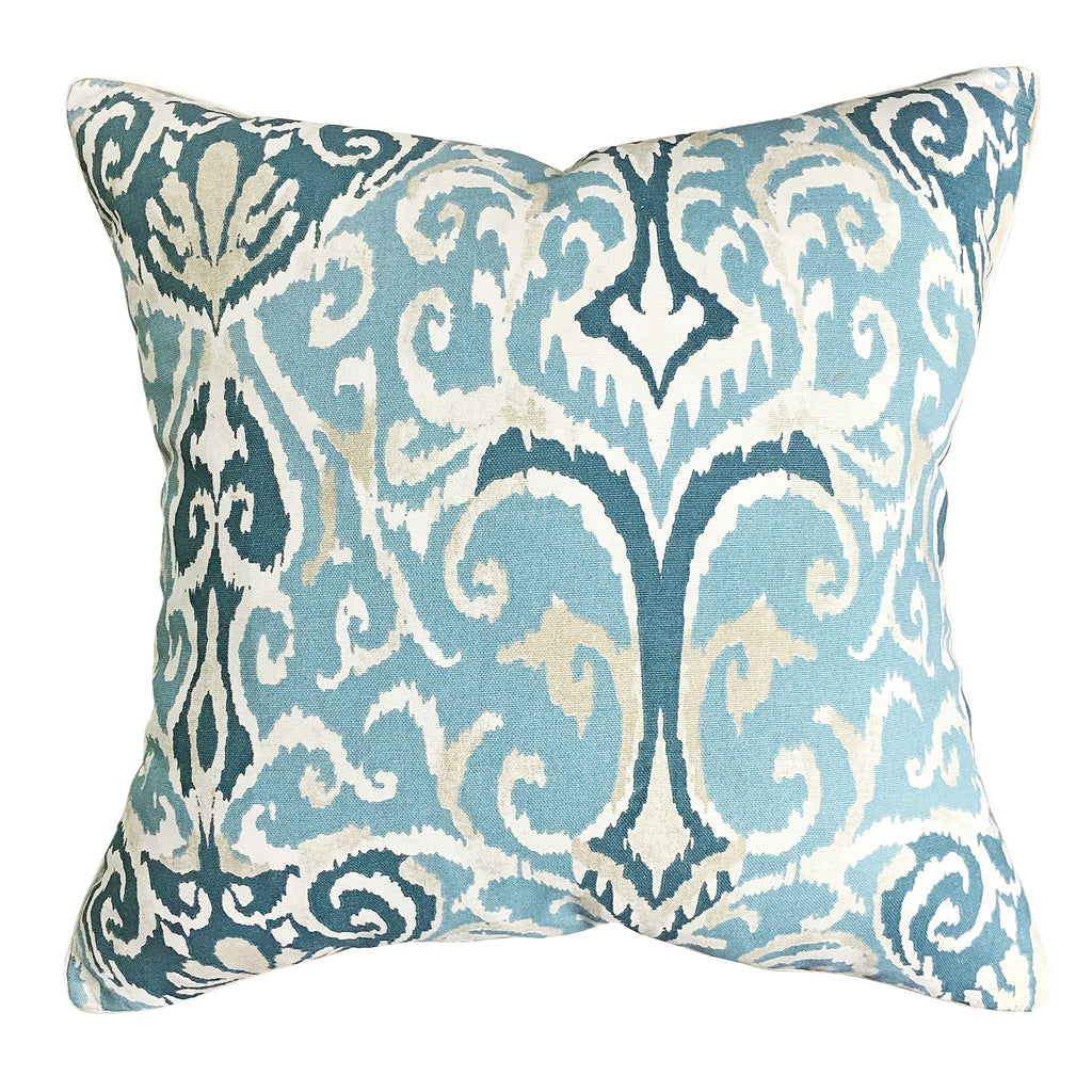 Poduszka dekoracyjna Ikat Blue THE HOMECEPT