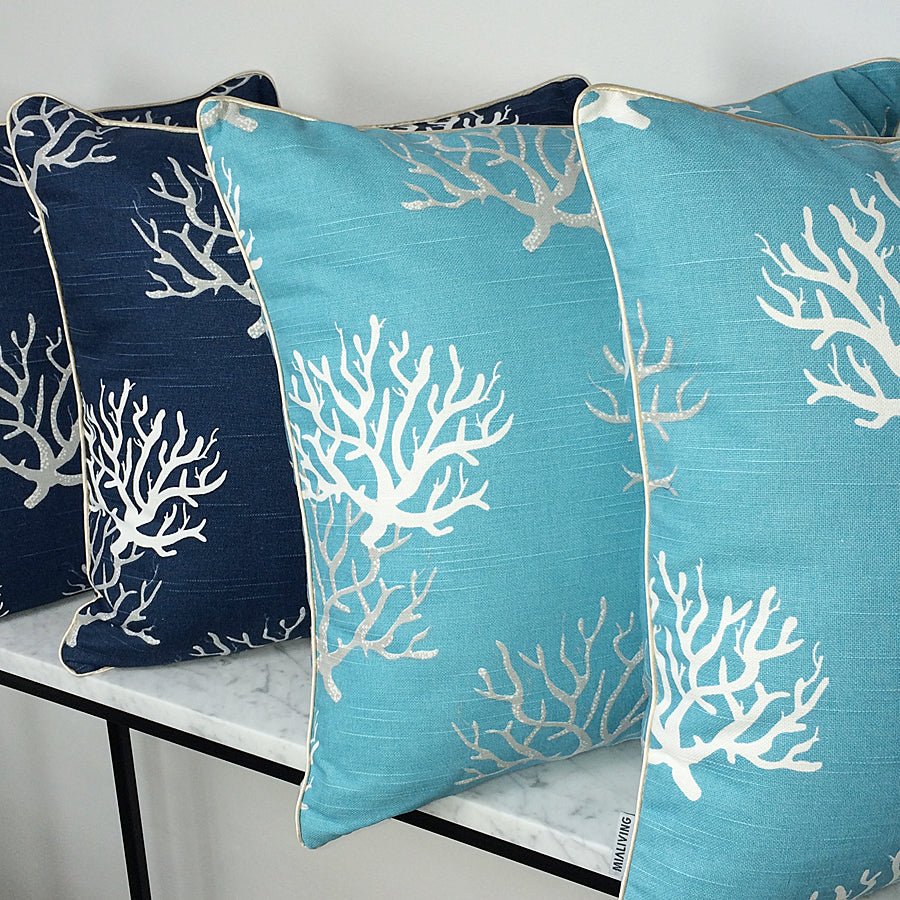 Poduszka dekoracyjna koralowiec Coral Blue Mialiving THE HOMECEPT
