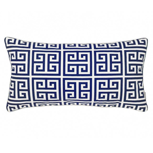 Poduszka Greek granatowa grecki klucz THE HOMECEPT