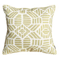 Poduszka Montauk Gold z geometrycznym wzorem THE HOMECEPT