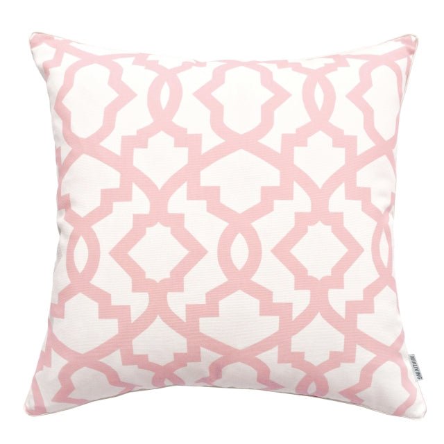 Poduszka z geometrycznym wzorem Geo Blush THE HOMECEPT