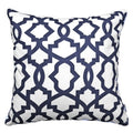 Poduszka z geometrycznym wzorem Geo Navy THE HOMECEPT