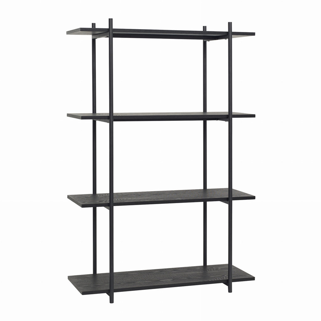 Pojedyncza duża półka Norm czarna 100x39xh150cm Hübsch