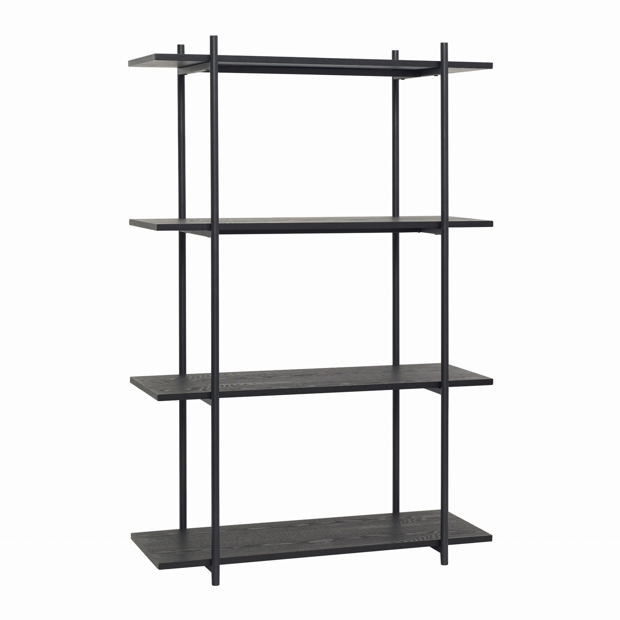 Pojedyncza duża półka Norm czarna 100x39xh150cm Hübsch