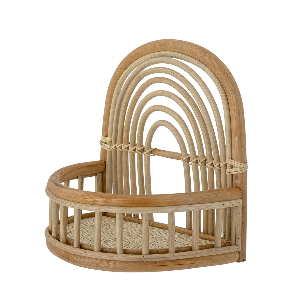 Półka ścienna Preet tęcza rattan 30x31x21 cm dla dziecka Bloomingville