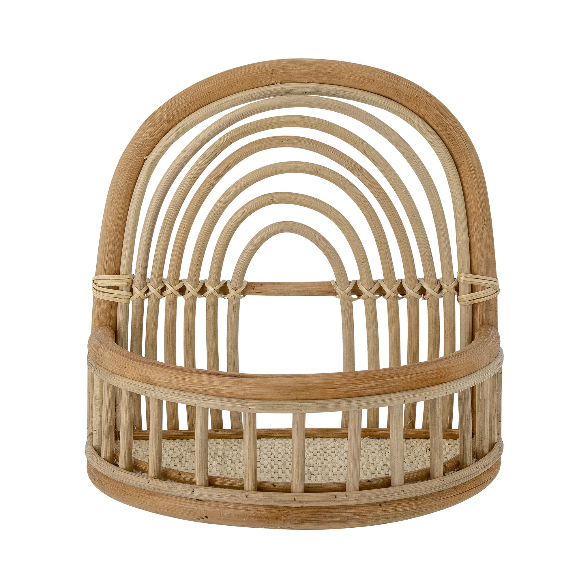 Półka ścienna Preet tęcza rattan 30x31x21 cm dla dziecka Bloomingville