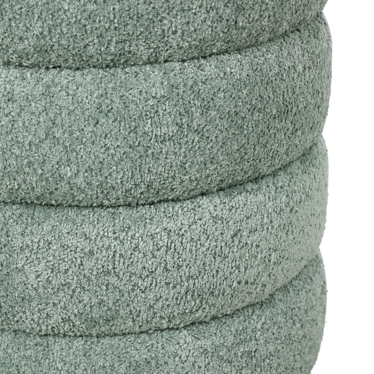 Puf boucle Quatro miętowy ø42x46 cm Zago