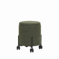 Puf Contain mały zielony ø42xh46cm Hübsch