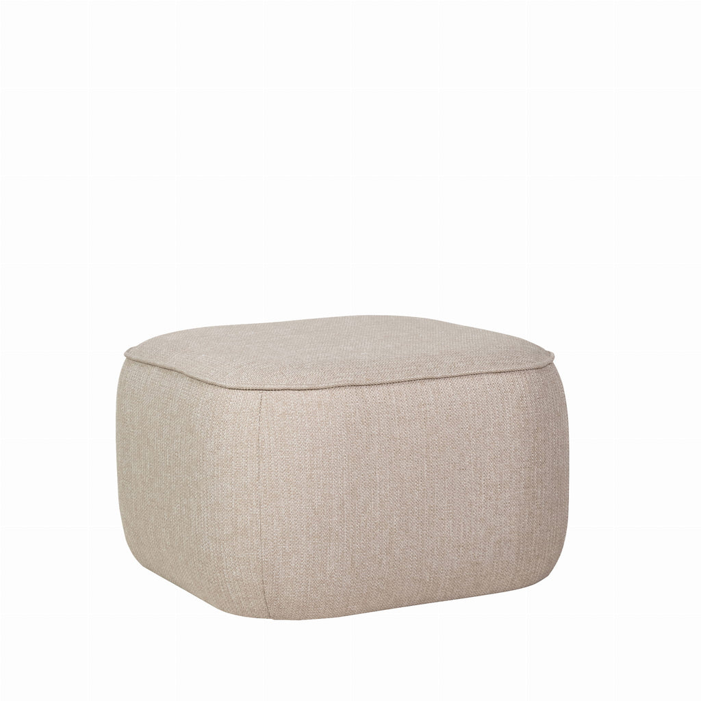 Pufa Cube Beżowa 57x57xh39cm Hübsch