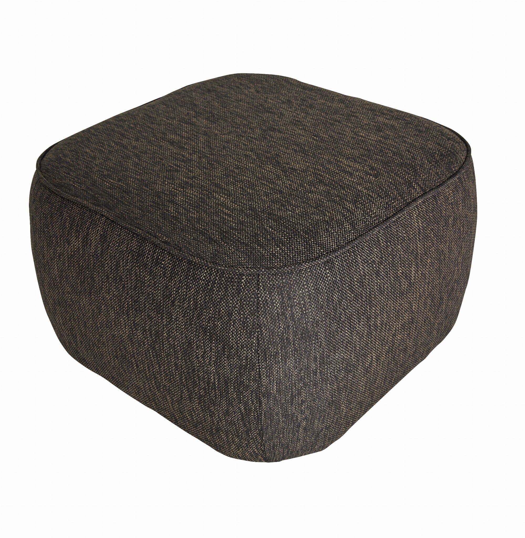 Pufa Cube ciemnobrązowa 57x57xh39cm Hübsch