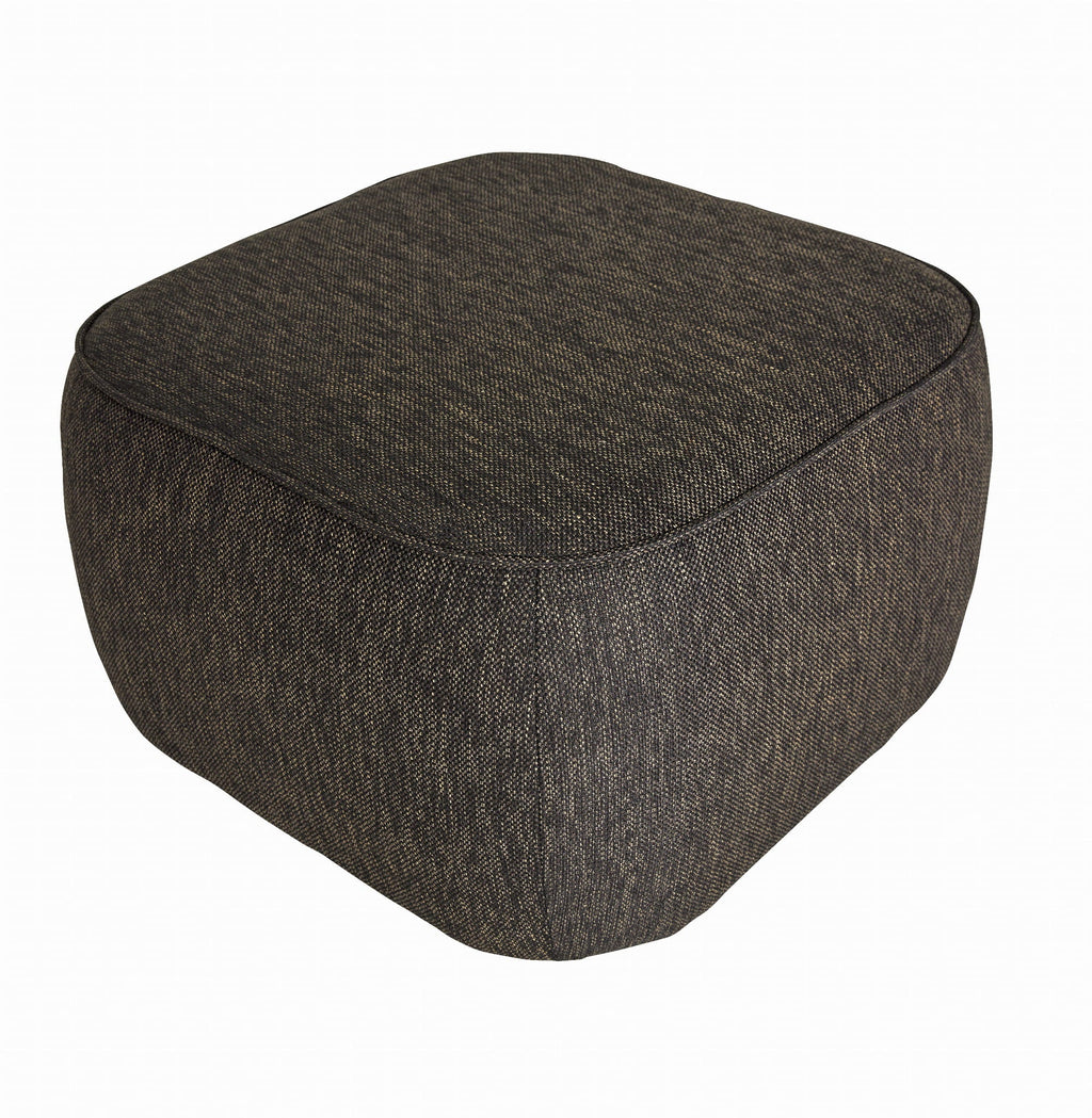 Pufa Cube ciemnobrązowa 57x57xh39cm Hübsch