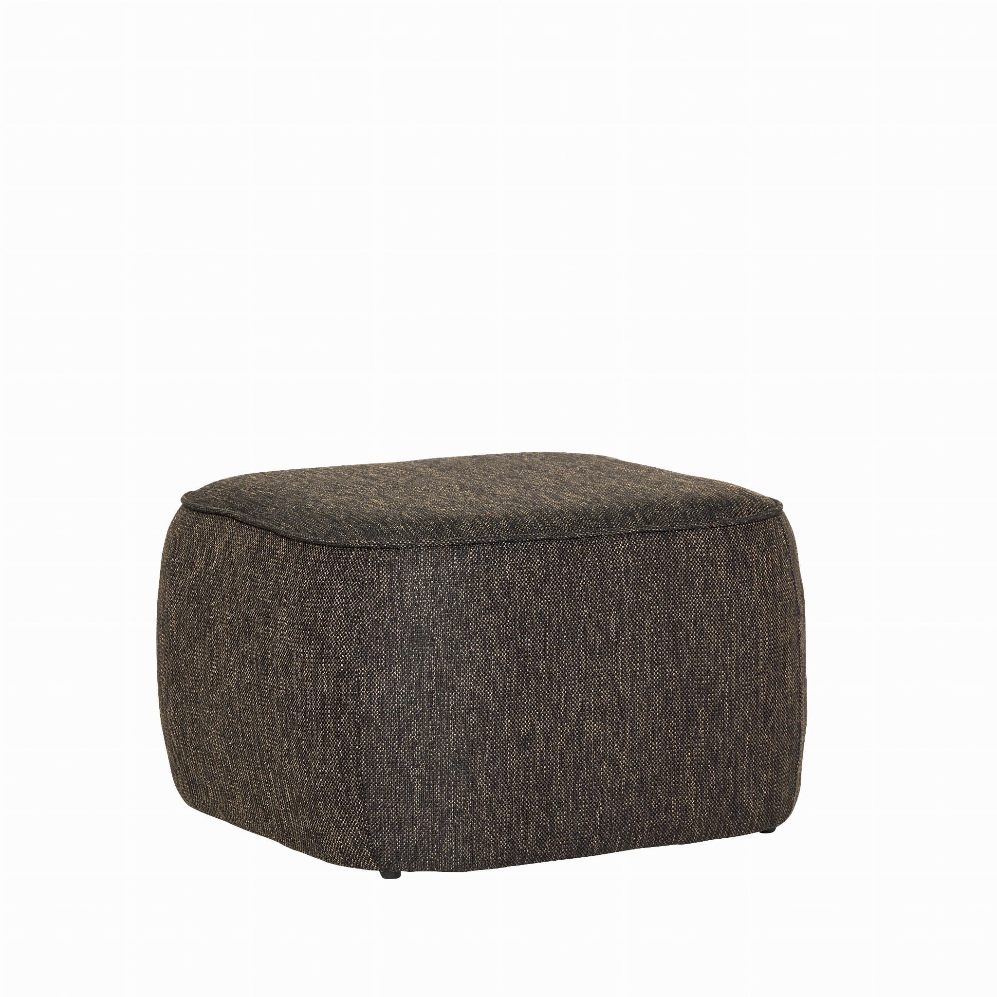 Pufa Cube ciemnobrązowa 57x57xh39cm Hübsch