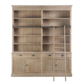 Regał biblioteczka Library z drabiną 200x232 cm J - LINE