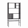 Regał Divide czarny 79x32xh160cm Hübsch