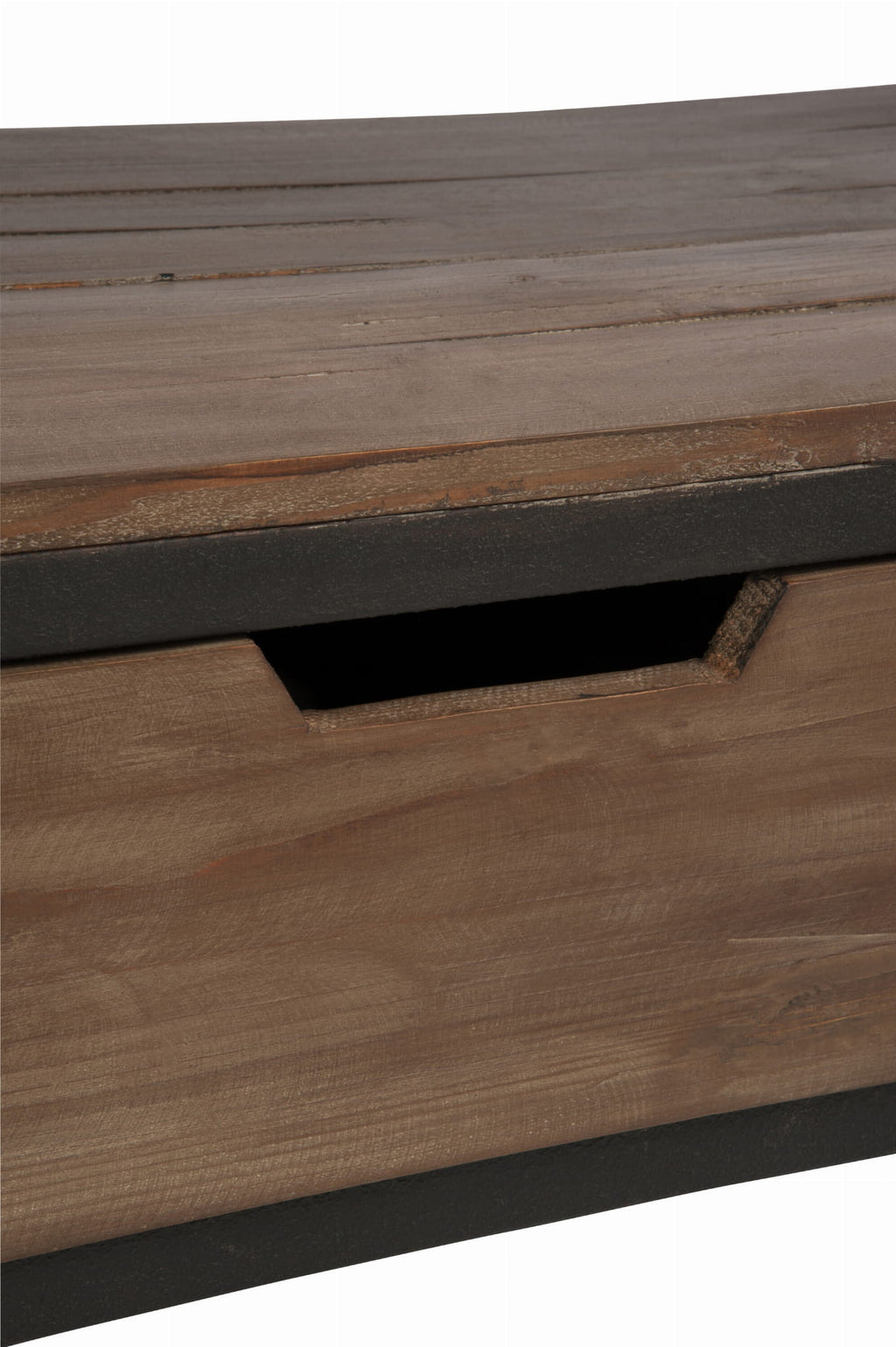 Regał FORGE drewno metal 180x45xh190 cm J - LINE