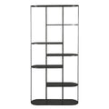 Regał Grayson metalowy czarny 180 cm Zago