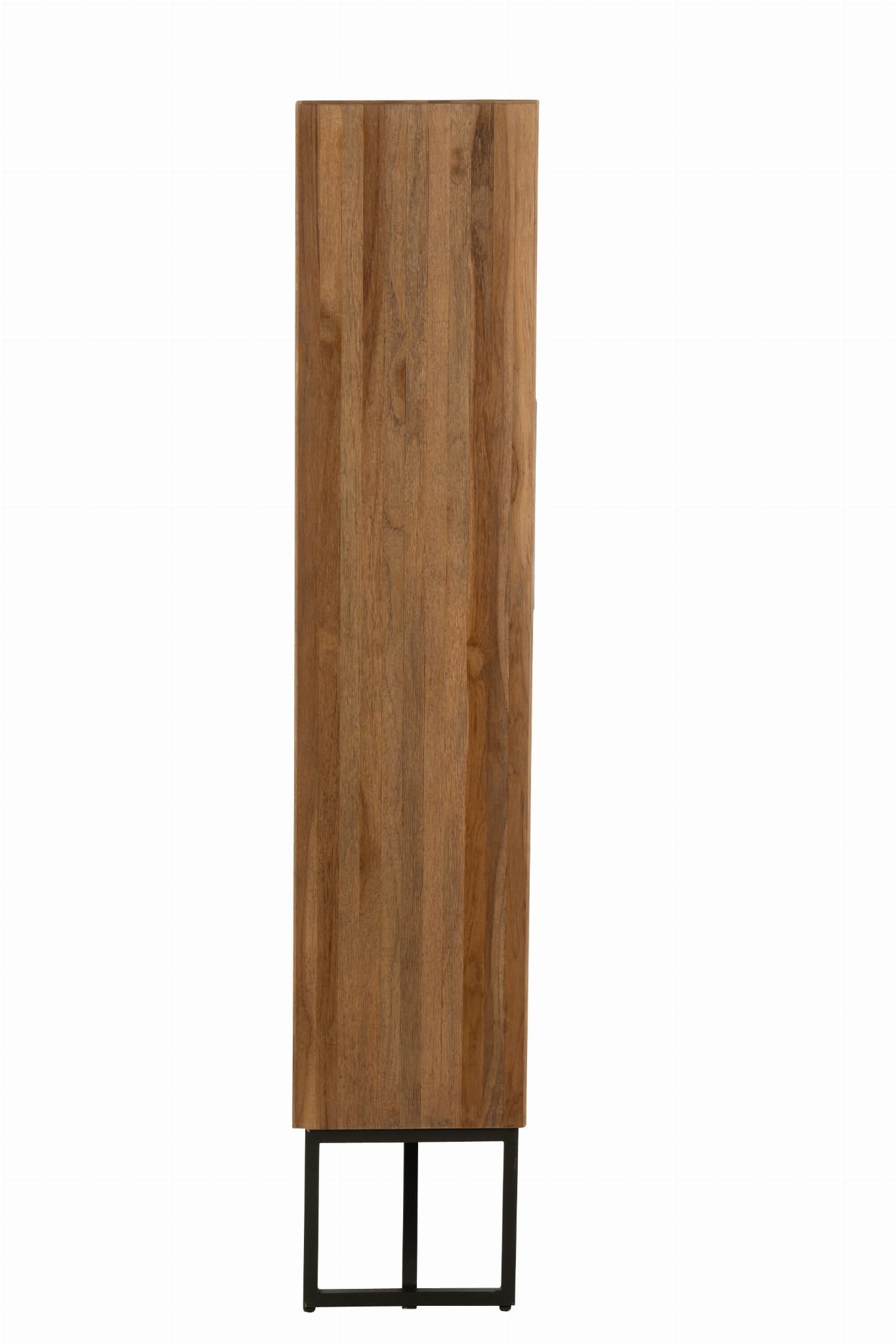 Regał z szufladami NATURAL TEAK z recyklingowanego drewna 100x30x158 cm J - LINE
