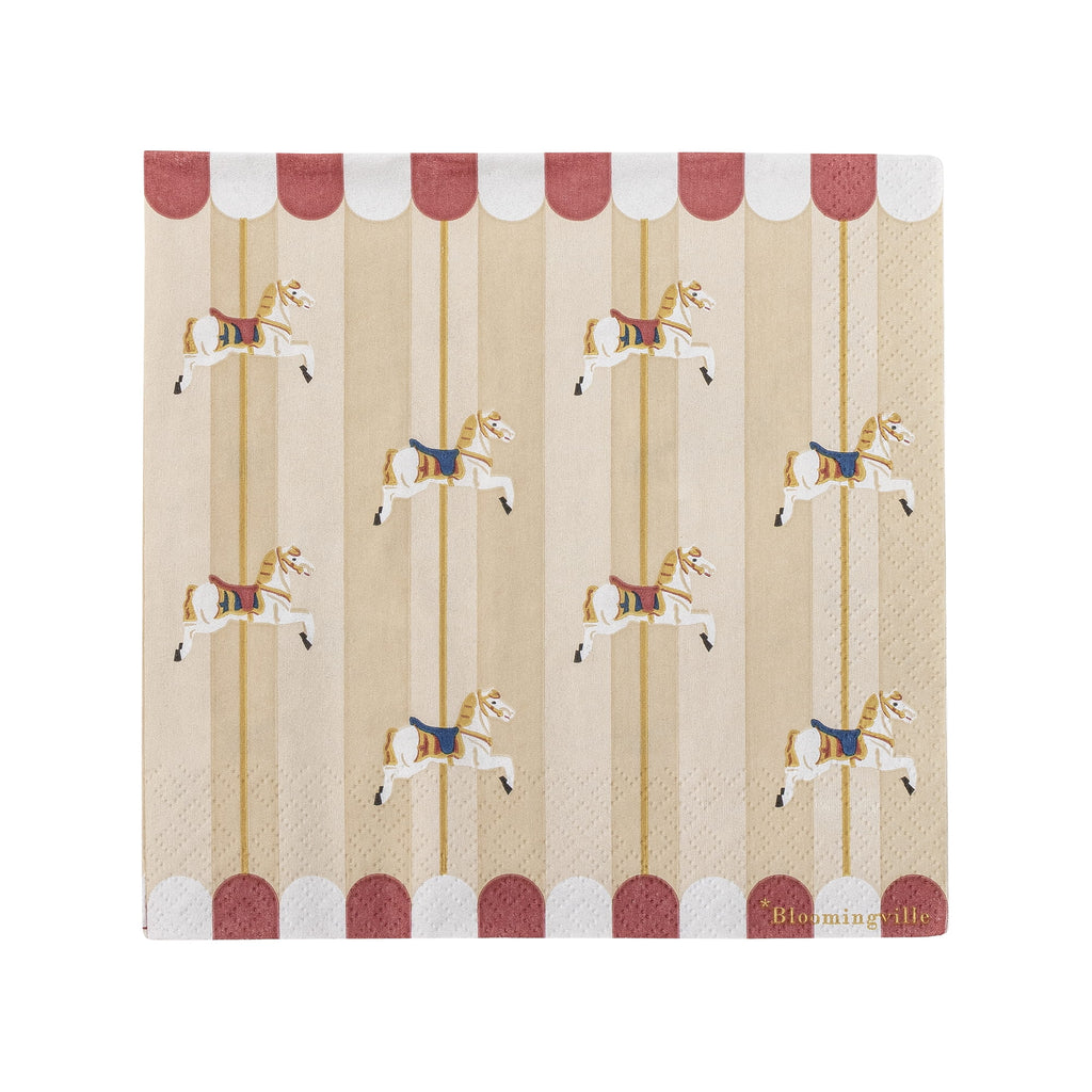 Serwetki papierowe Merry Go Round 33x33 cm 20 szt. Bloomingville