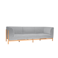 Sofa 3-osobowa Moment Bouclé Grey 257 cm Hübsch