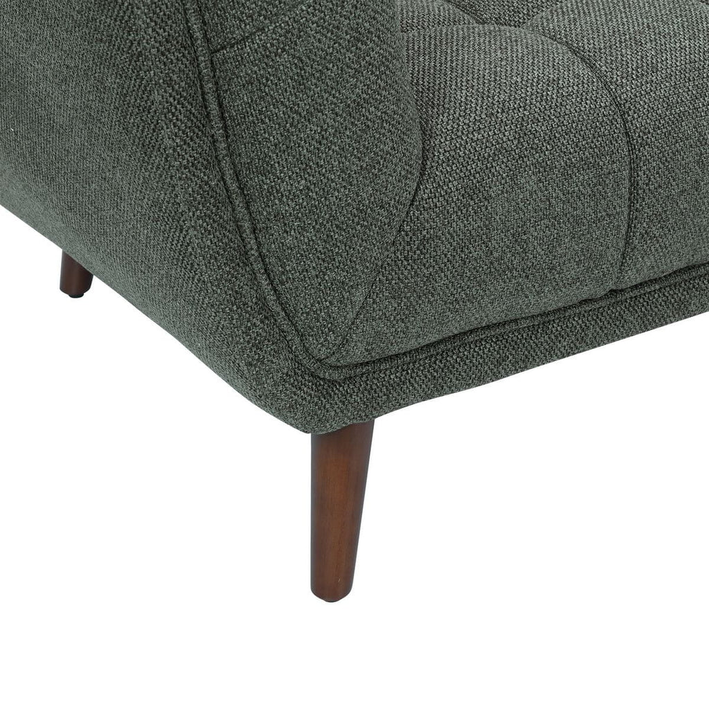 Sofa Beryl 2 - osobowa khaki zielony 164 cm Zago