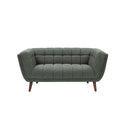 Sofa Beryl 2 - osobowa khaki zielony 164 cm Zago