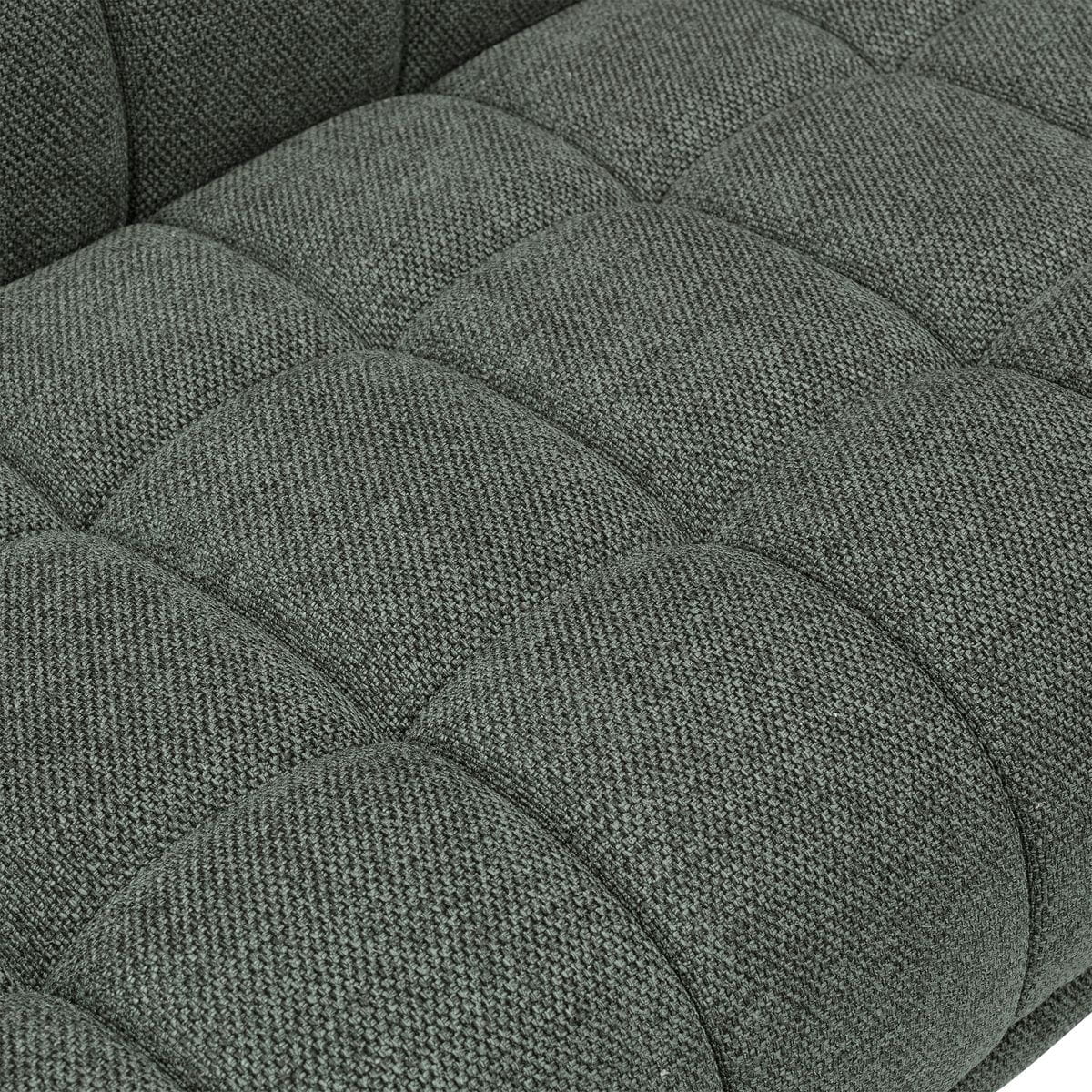 Sofa Beryl 2 - osobowa khaki zielony 164 cm Zago