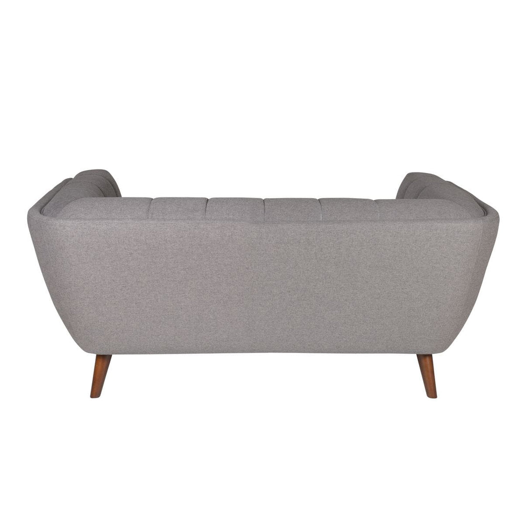 Sofa Beryl 2 - osobowa pikowana szary 164 cm Zago