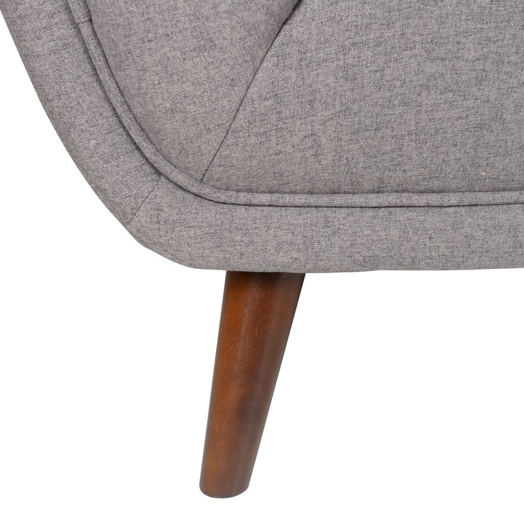 Sofa Beryl 2 - osobowa pikowana szary 164 cm Zago