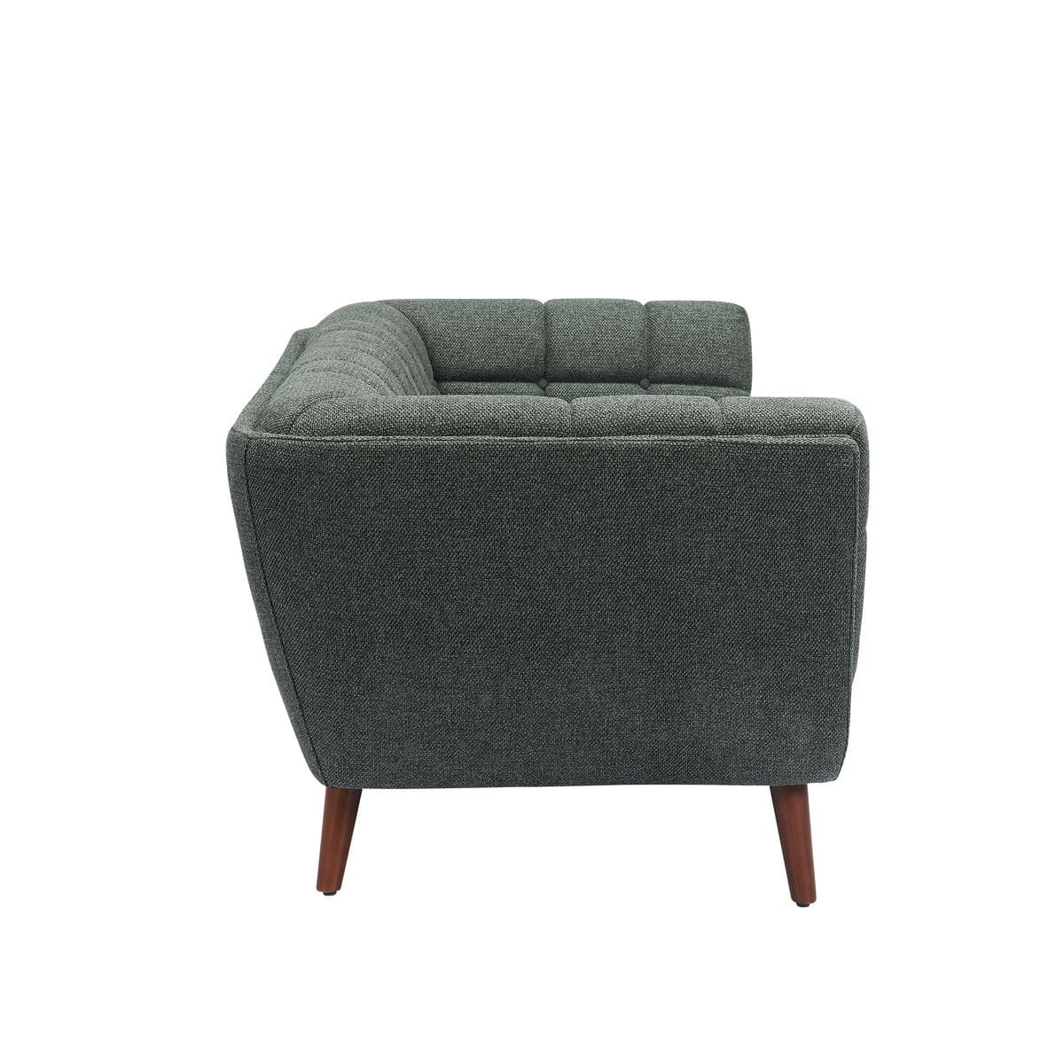 Sofa Beryl 3 - osobowa khaki zielony 202 cm Zago