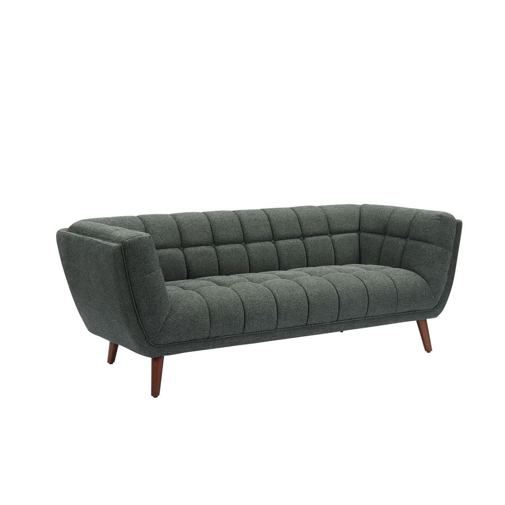 Sofa Beryl 3 - osobowa khaki zielony 202 cm Zago