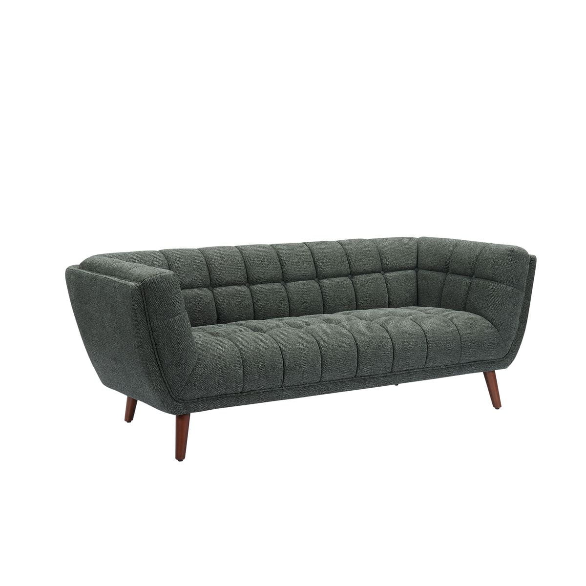 Sofa Beryl 3 - osobowa khaki zielony 202 cm Zago