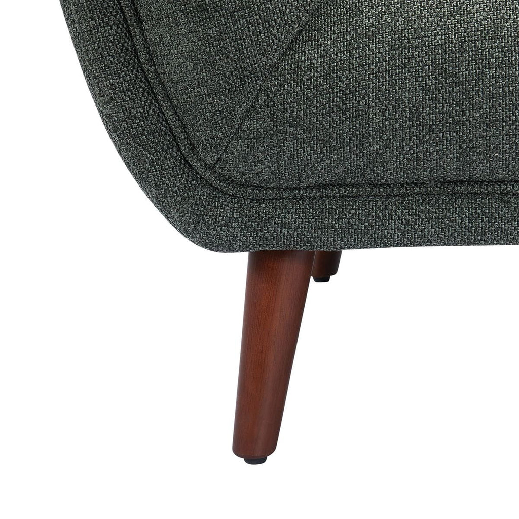 Sofa Beryl 3 - osobowa khaki zielony 202 cm Zago
