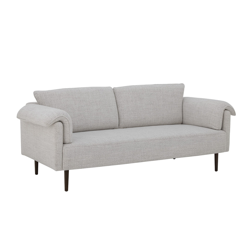 Sofa Chesham biała poliester Bloomingville