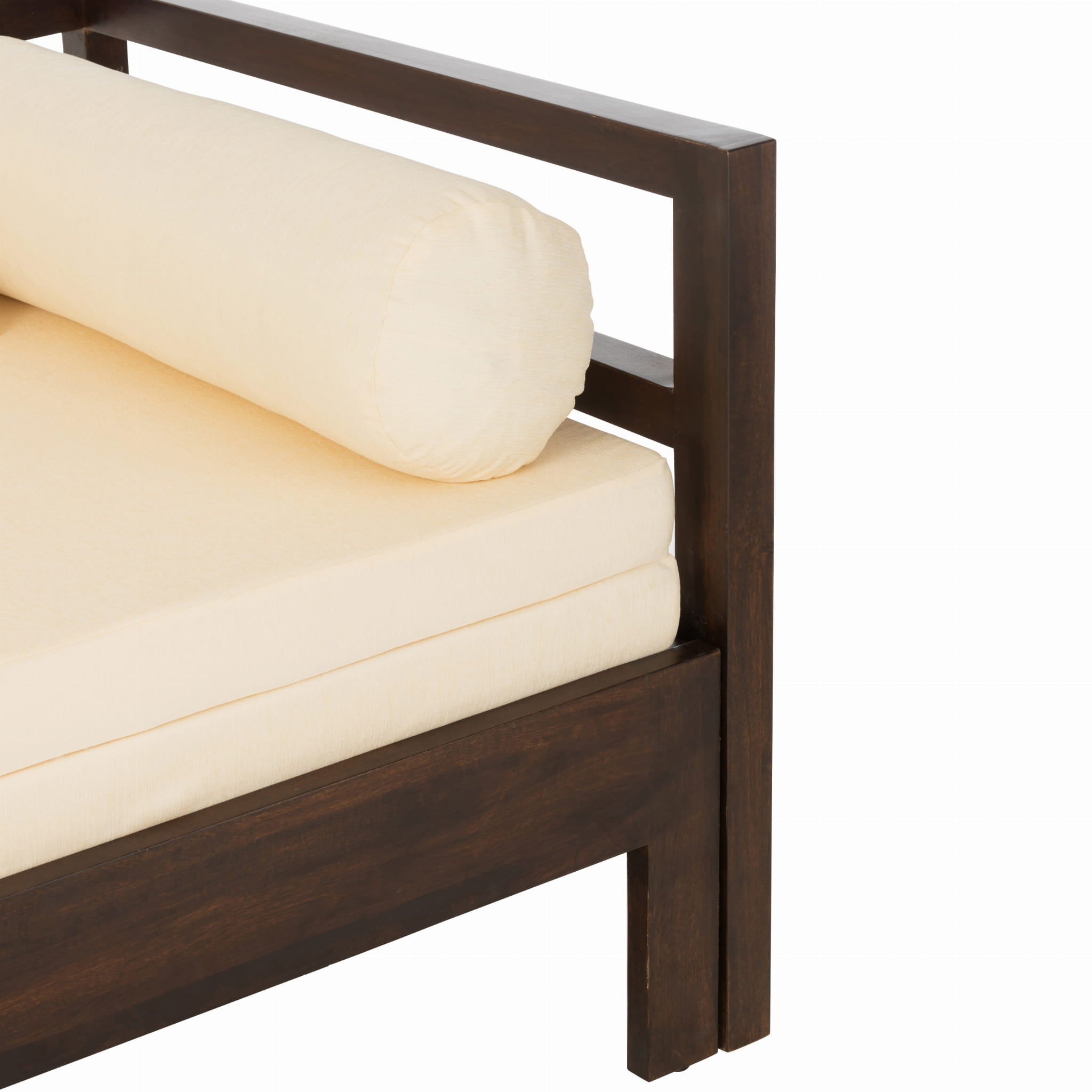 Sofa Conie rozkładana z drewna egzotycznego J - LINE