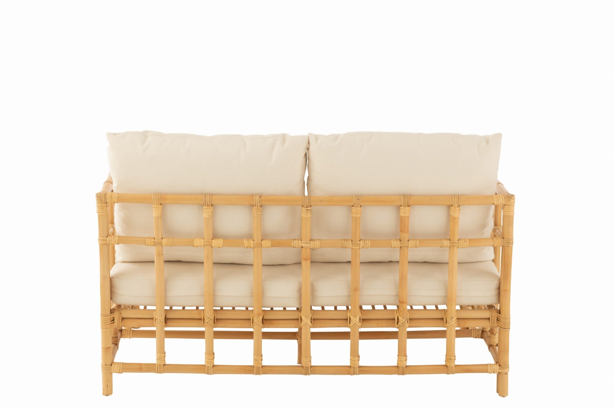 Sofa Elise 2 - osobowa 127 cm rattan naturalny J - LINE